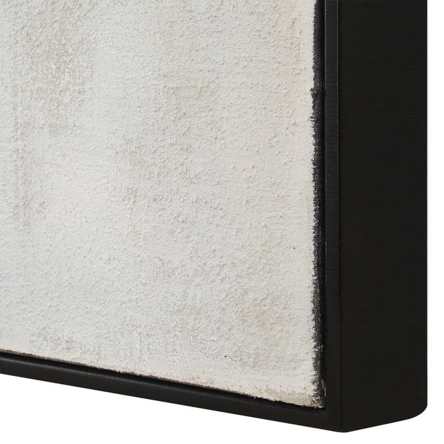 2020s "Folding Time" Framed Abstract Canvas Art For Sale - Image 5 of 6