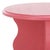Spritely Home Lilith Wavy Accent Table in Rose For Sale - Image 4 of 8