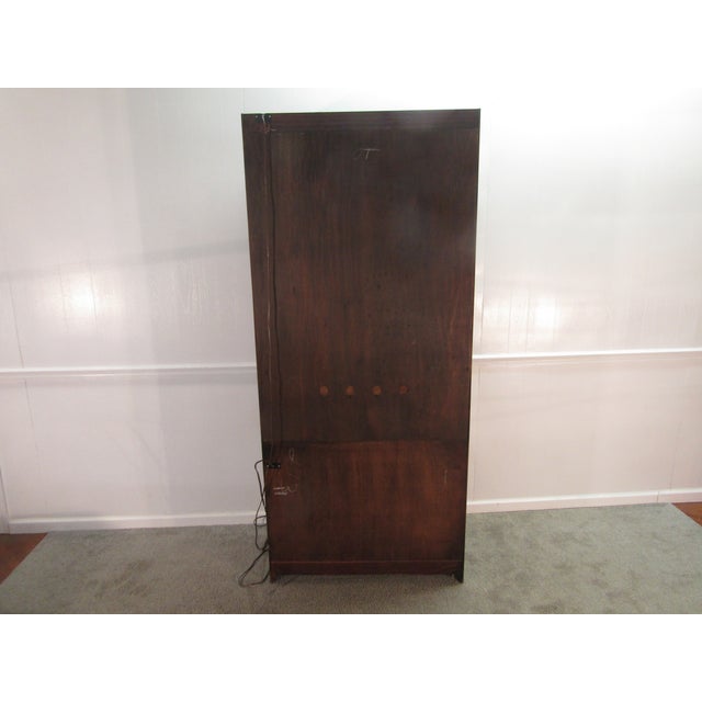 Statton Solid Cherry Bookcase Cabinet For Sale - Image 9 of 10