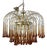 Vintage Murano Glass Chandelier attributed to Paolo Venini, 1960s For Sale