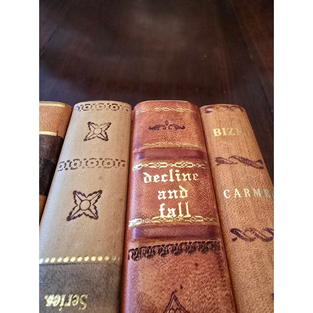 1970s Vintage Mid Century Modern Leather Box Italian For Sale - Image 5 of 10