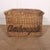 Brown English Wicker Log Basket, 1890s For Sale - Image 8 of 10