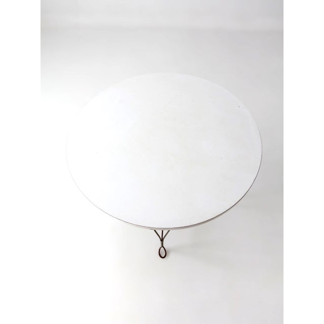 Vintage 1960s Simpson Bosworth Heart Back Ice Cream Parlor Dinette Set For Sale - Image 15 of 18