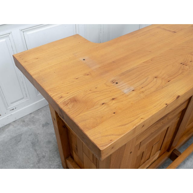Brown Antique Bar in Elm, 1960s For Sale - Image 8 of 15
