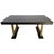 Vintage Lacquer and Brass Dining Table, 1970s For Sale - Image 12 of 12