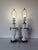 Vintage Paul Hanson French Neoclassical Style White Milk Glass Urn Table Lamps – A Pair For Sale - Image 4 of 13