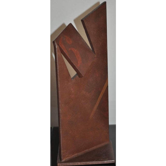 Polychrome Steel Sculpture by Jose Maria Fernandez Doña, 2007 For Sale - Image 4 of 11
