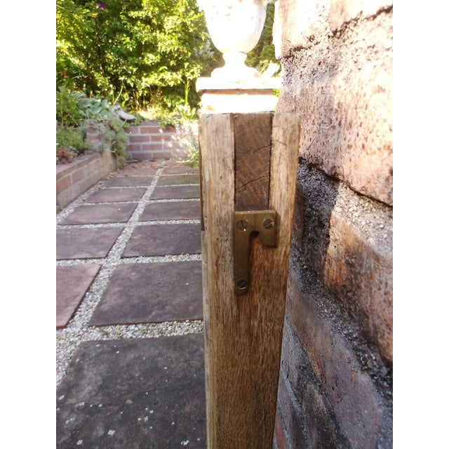 Decorative Grilles in Oak, Set of 2 For Sale - Image 6 of 17