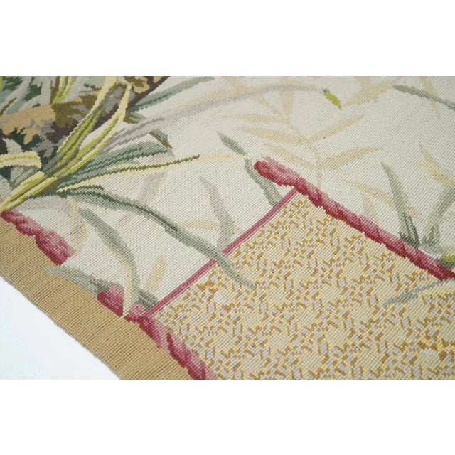 19th Century French Aubusson Design Rug 7'10'' X 9'11'' For Sale - Image 5 of 10