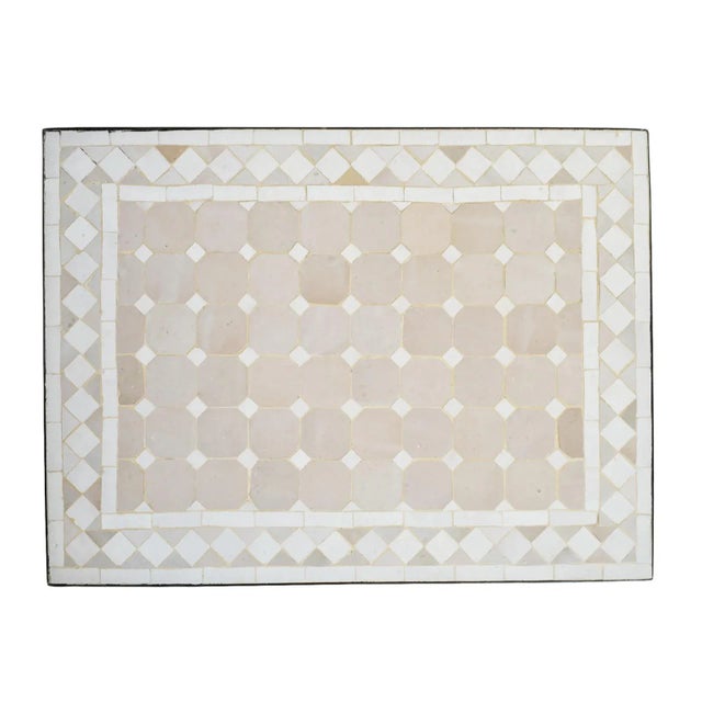 2020s Outdoor Mosaic & Iron Side Table For Sale - Image 5 of 9