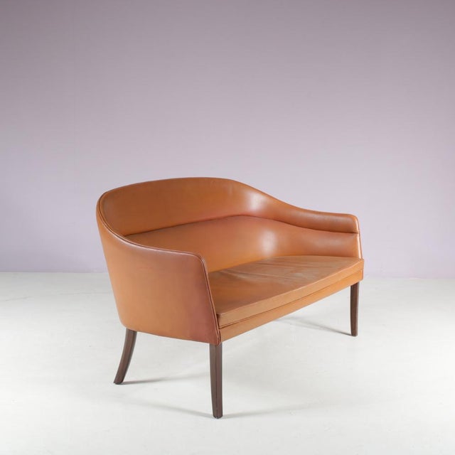 1950s Sofa by Ole Wanscher for J. Jeppesen, 1950s For Sale - Image 5 of 15