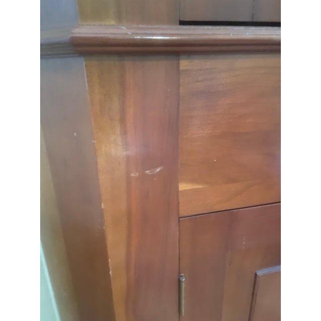 1980s Kentucky Bench Made Corner Cabinet For Sale - Image 12 of 12