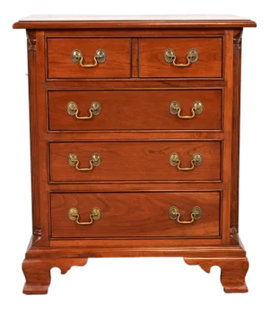 Stickley Georgian Solid Cherry Wood Nightstand or Bachelor Chest