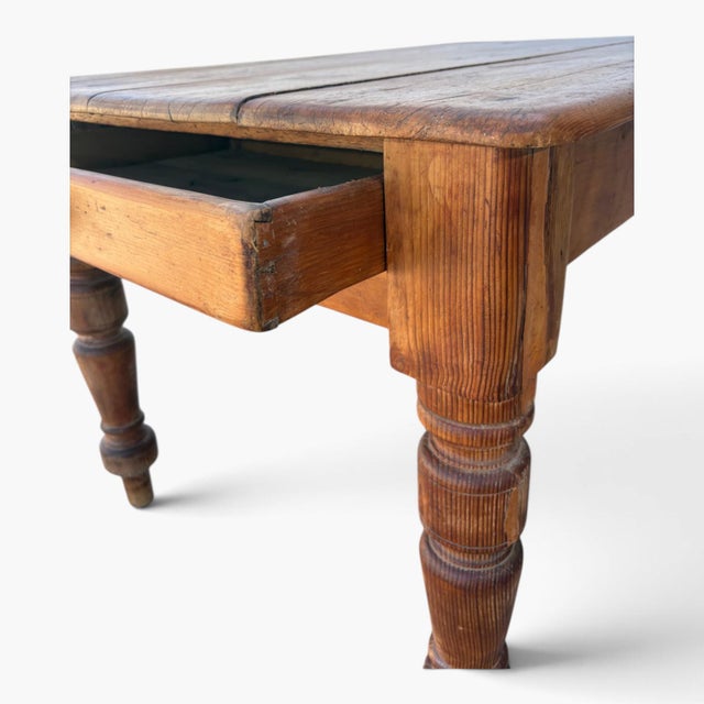 19th Century English Farm House Table For Sale - Image 4 of 5
