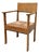 Art Deco Dutch Oak Armchair by J.A. Muntendam for L.O.V. Oosterbeek, 1920s For Sale