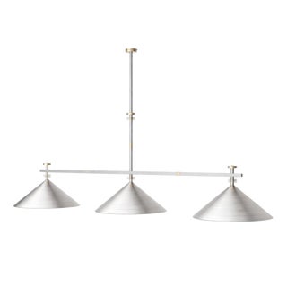 Julia Pendant Lamp in Brass and Aluminium by Marine Breynaert For Sale