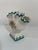 Ceramic Mid 20th Century Portuguese Petite Majolica Five Finger Tulip Vase Tulipiere For Sale - Image 7 of 17