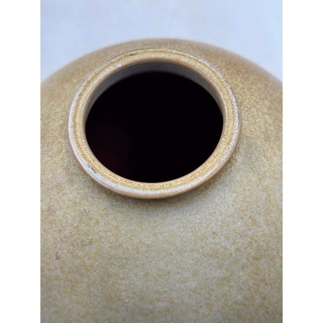 1950s Vintage Japanese-Style Vase by Jacques Serres, 1950s For Sale - Image 5 of 8