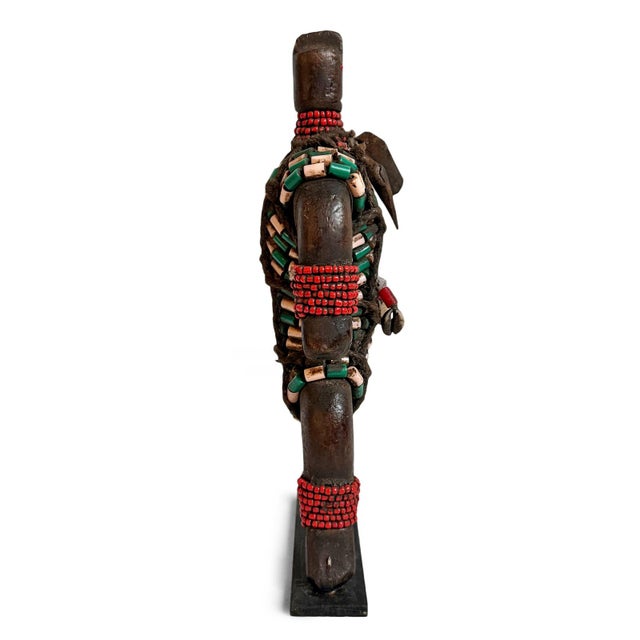 Tribal Vintage Nigerian Beaded Doll For Sale - Image 3 of 6