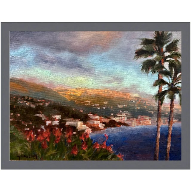 Realism Original Fine Art Painting - Laguna Moonlight Sparkle For Sale - Image 3 of 5