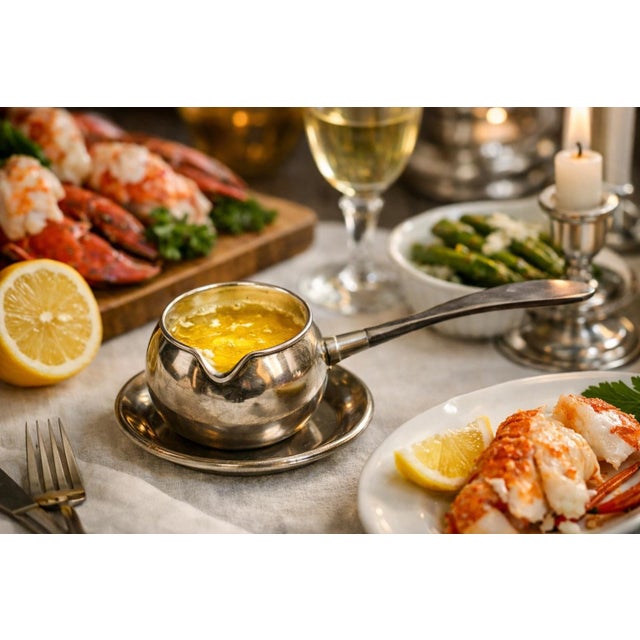 A beautifully crafted vintage silverplate butter melter / individual sauce ladle from the sought‑after Apollo line by...