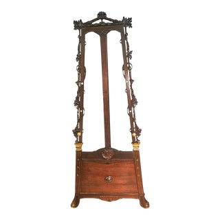 Late 20th Century Egyptian Revival Carved Easel For Sale