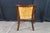 Mid 20th Century French Walnut Caned Tufted Velvet Barrel Back Bergere Club Lounge Armchair For Sale - Image 4 of 10