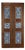 Wooden Door Set With Ten Damascus-Style Pottery Tiles, 20th Century For Sale