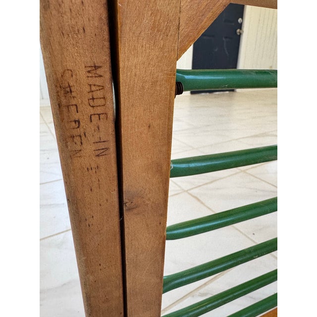 Rustic European Low Swedish Beech Lounge Chair by Folke Ohlsson for Dux, 1960s For Sale - Image 3 of 5
