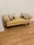 Beautiful Cream Yellow Chesterfield Settee For Sale - Image 4 of 12