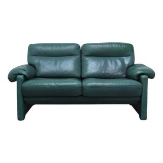 DS-70 2.5-Seater Sofa in Green Leather from de Sede, 1980s For Sale