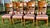 Italian Vintage Brass Inlay Chairs Vintage Italian Regency Style Dining Chairs Set of 8 For Sale - Image 3 of 18