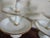 Ceramic Early 19th Century French Empire Old Paris Porcelain White & Gold Edouard Honore Three Tier Dessert Tazza Hors d’oeuvres Stand - A Pair For Sale - Image 7 of 11