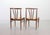 Scandinavian Wood Spindle Back Dining Chairs with Caramel Leatherette Upholstery, 1970s, Set of 4 For Sale - Image 10 of 16