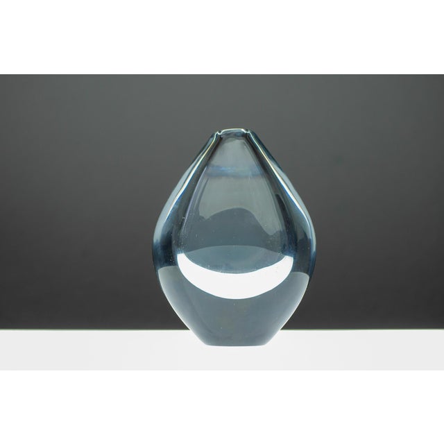 Crystal Lucid Drop Glass Vases by Sven Palmqvist for Orrefors, Sweden, 1950s, Set of 3 For Sale - Image 6 of 18