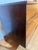 Wood MCM Vintage Walnut Lowboy Dresser With 9 Drawers and Bow Tie Pulls For Sale - Image 7 of 12