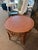 Ethan Allen 1990s Vintage Ethan Allen Round Rattan End Table For Sale - Image 4 of 9