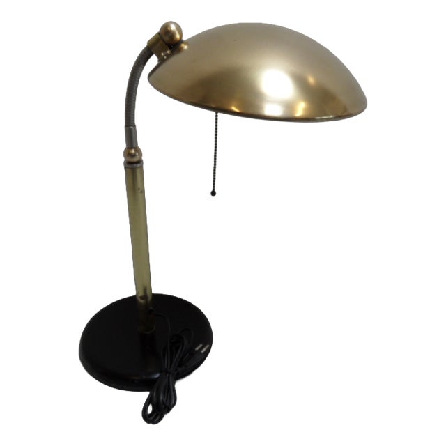Vintage Industrial Metal Desk Lamp, 1960s For Sale