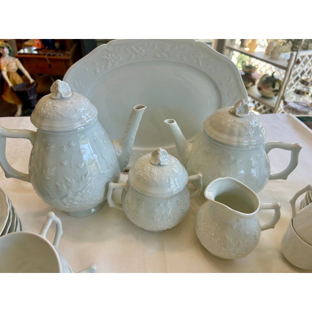 1980s Limoges Raynaud Hawthorne Set of 64, Service for 8 For Sale - Image 13 of 13