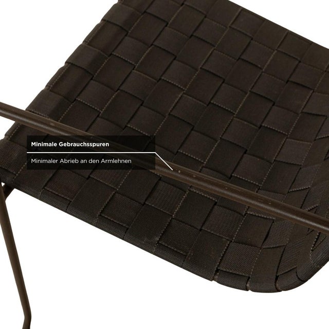 Andreu World Trenza Metal Chair For Sale - Image 5 of 12