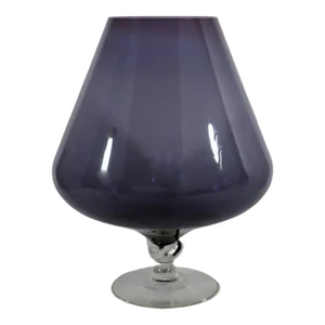Oversize Purple Glass Snifter Vase