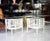 Vintage Mid Century White Rattan Glass Top Side Tables- a Pair For Sale - Image 9 of 10