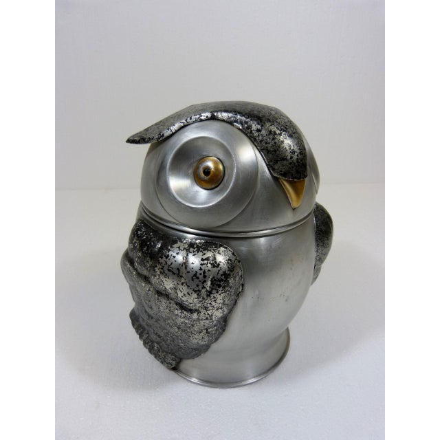 Italian Owl Ice Bucket, 1960s For Sale - Image 9 of 12