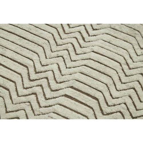 2000 - 2009 Beige Moroccan Runner Rug, 2000s For Sale - Image 5 of 7