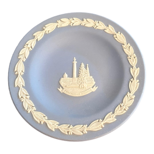 Wedgwood Blue Jasperware Trafalgar Square Dish