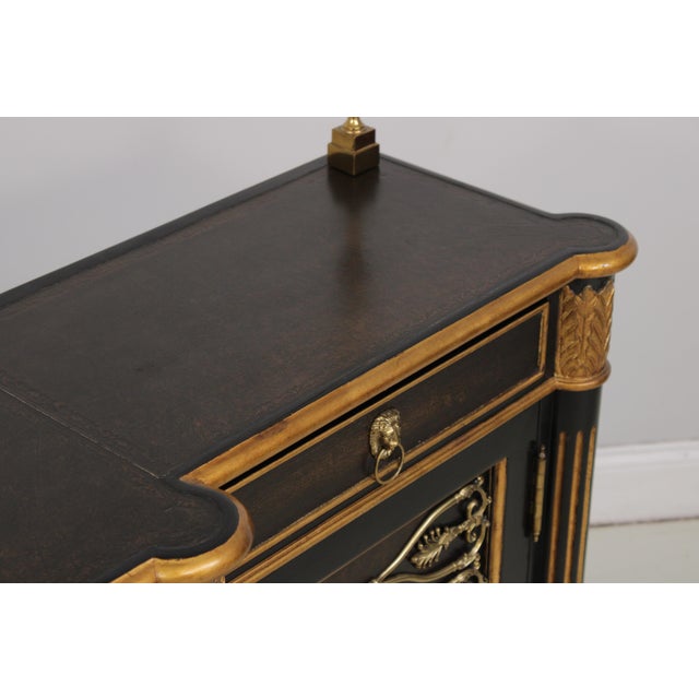 Theodore Alexander Regency Style Black & Gold Sideboard For Sale - Image 12 of 18