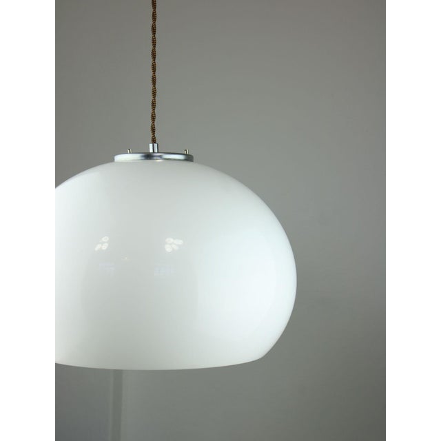 White Jolly Pendant Lamp by Luigi Massoni for Guzzini, 1970s For Sale - Image 9 of 15