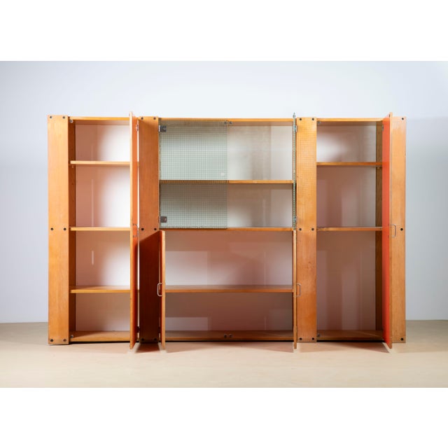 Mid-Century Modern First Edition Architectural Highboard by Roberto Pamio & Renato Toso for Stilwood, Italy, 1970s For Sale - Image 3 of 13
