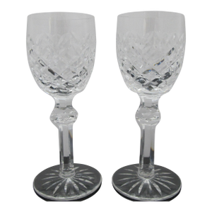 Waterford Crystal Powerscourt Port Wine Glass Goblet Set of 2