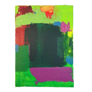 “Pacific Gardens” Contemporary Modernist Abstract Acrylic Painting